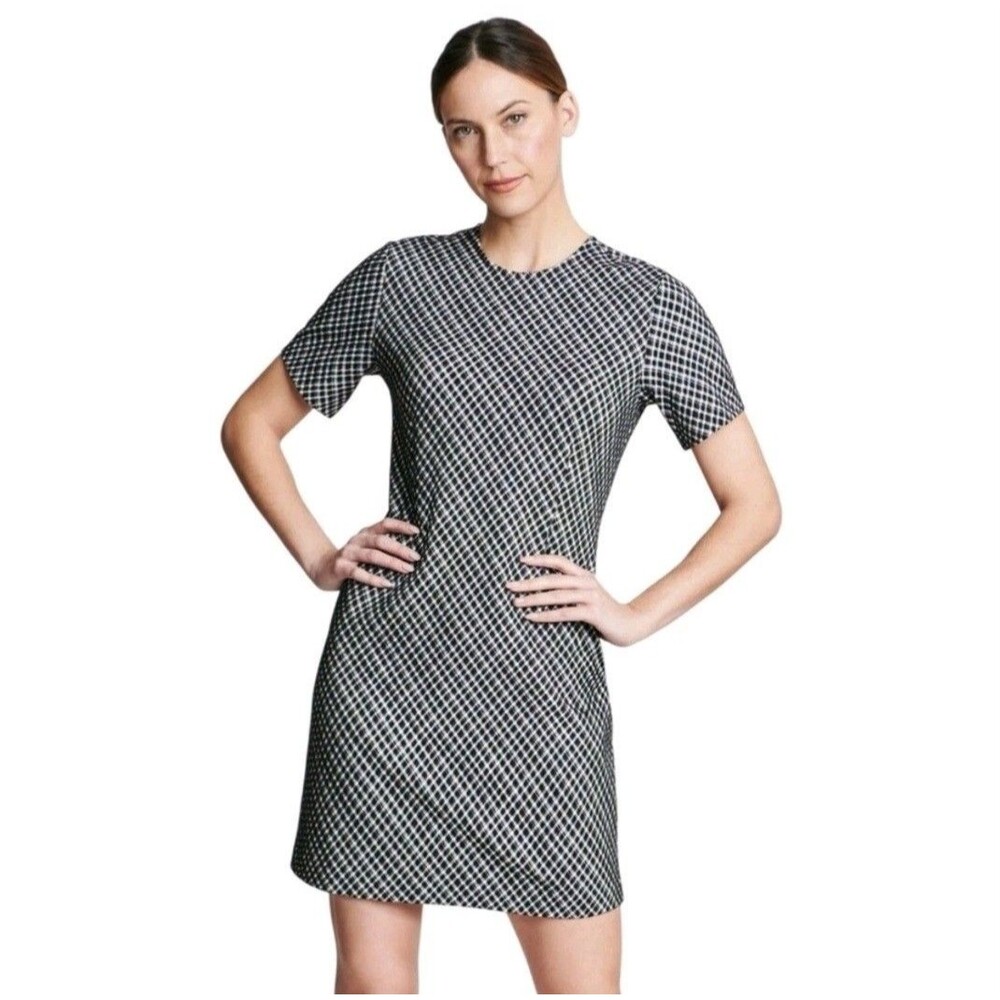 SPANX Black and White Mini Dress